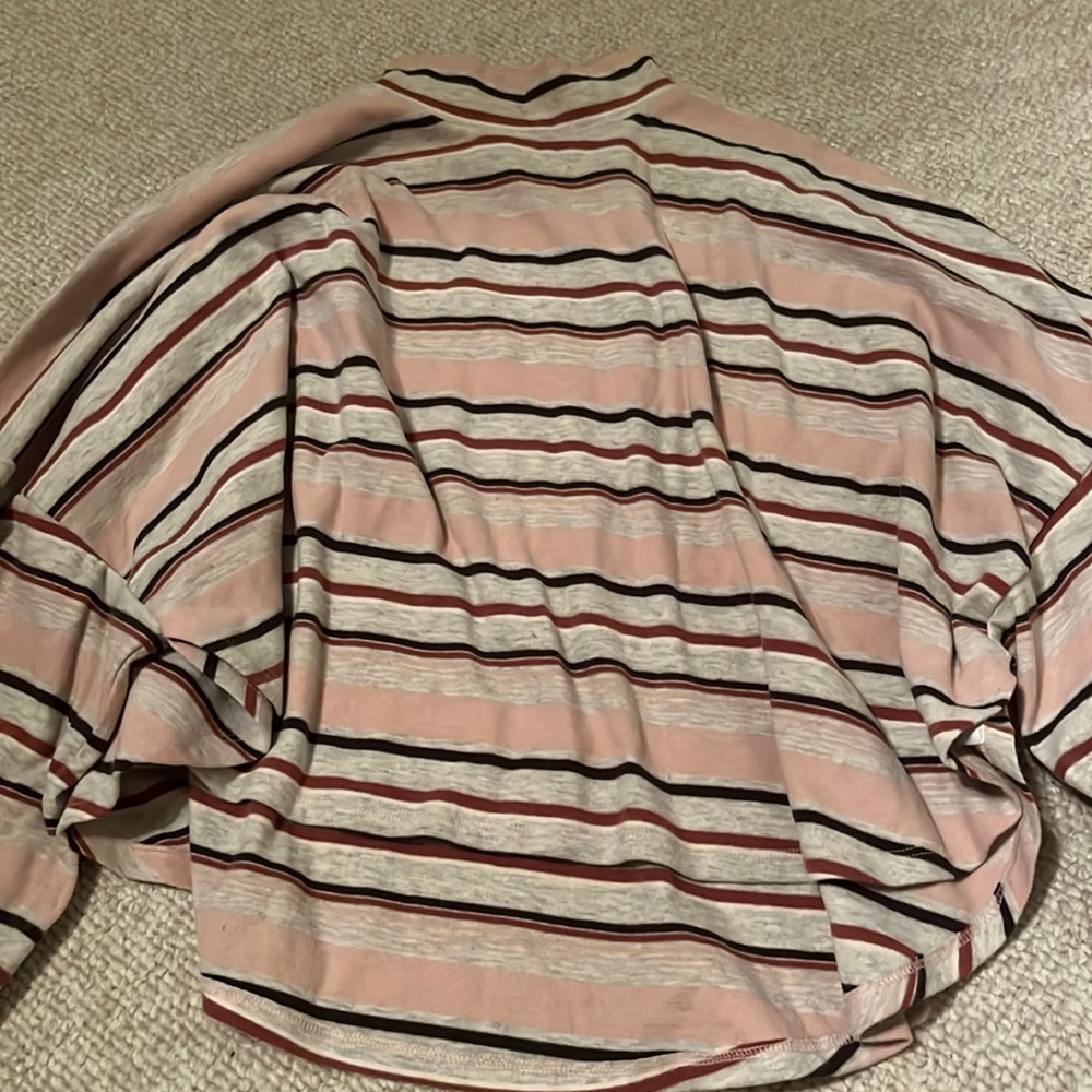 Free people striped tunic long sleeve